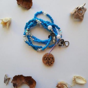 Fio Senhora 2x1 BEADS Azul 